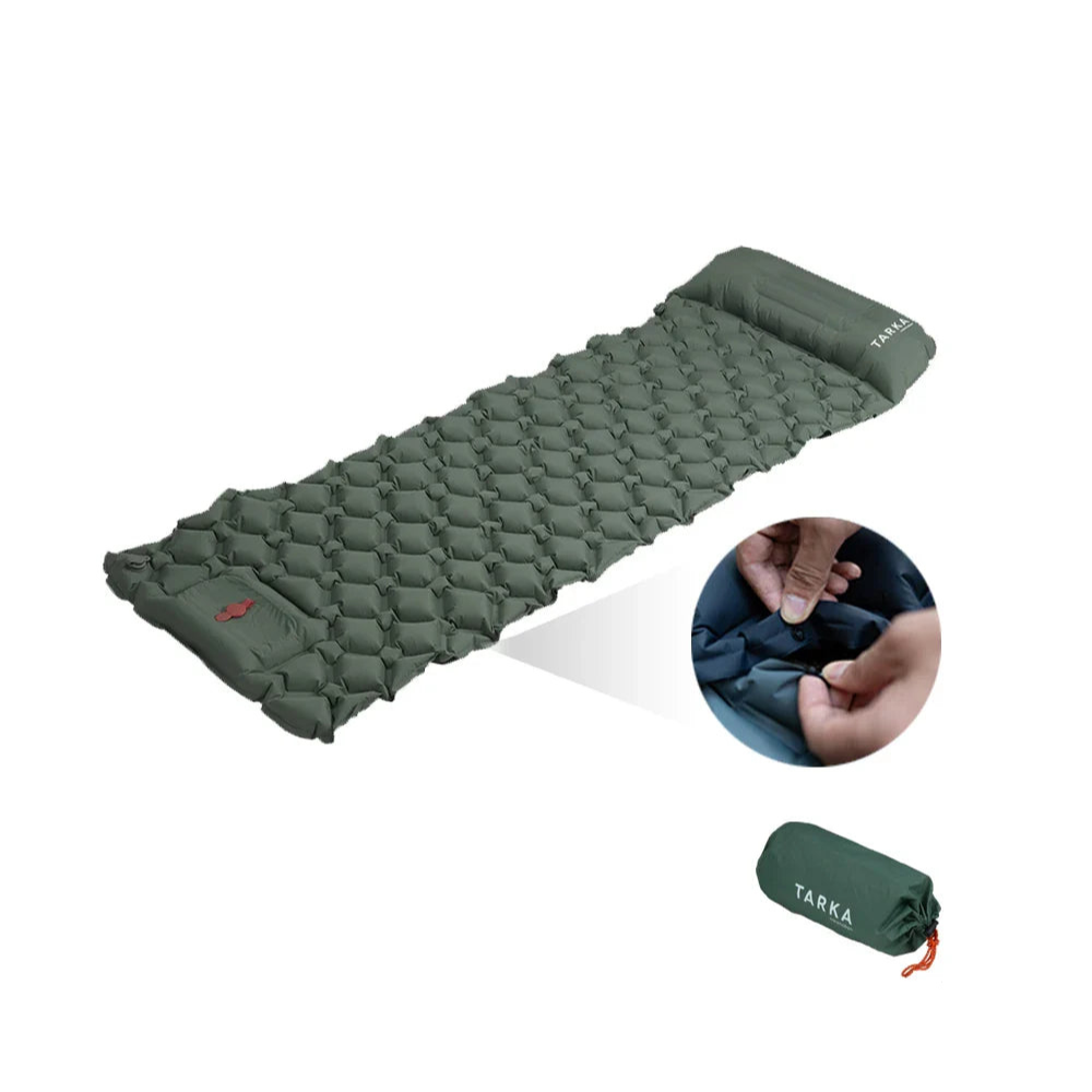 Self-Inflating Camping Sleeping Pad with Pillow