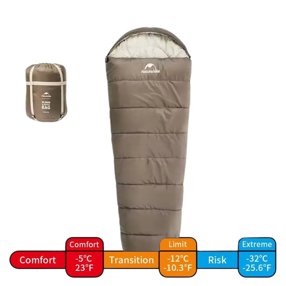 Ultralight Waterproof Cotton Mummy 4 Season Camping Sleeping Bag