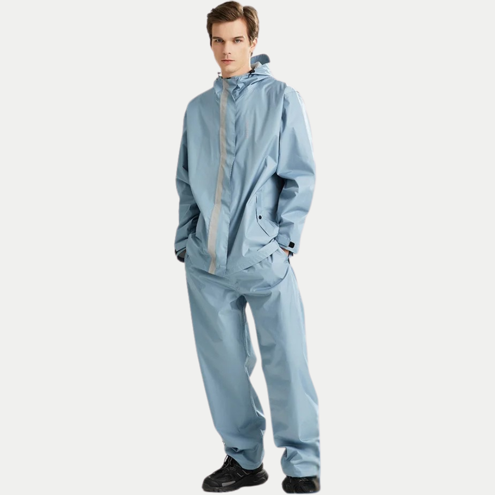 Men’s Waterproof Rain Suit – Jacket & Pants Set for Hiking & Outdoor Use