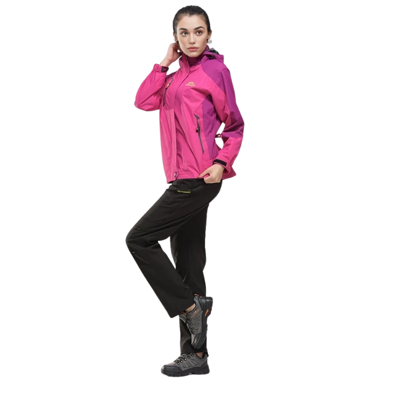Women’s Outdoor Hiking Set – Waterproof Jacket & Pants for Everyday Adventure