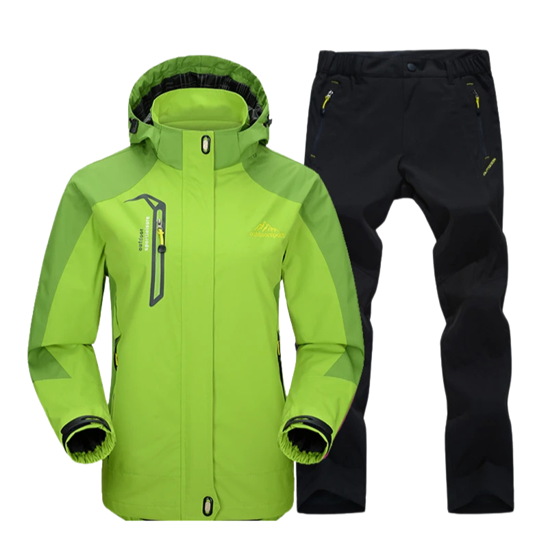 Women’s Outdoor Hiking Set – Waterproof Jacket & Pants for Everyday Adventure
