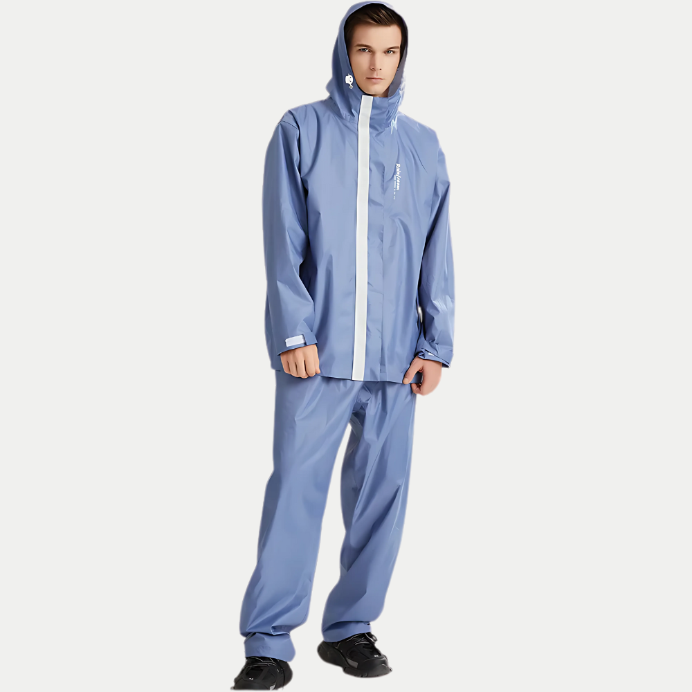 Men’s Waterproof Rain Suit – Jacket & Pants Set for Hiking & Outdoor Use