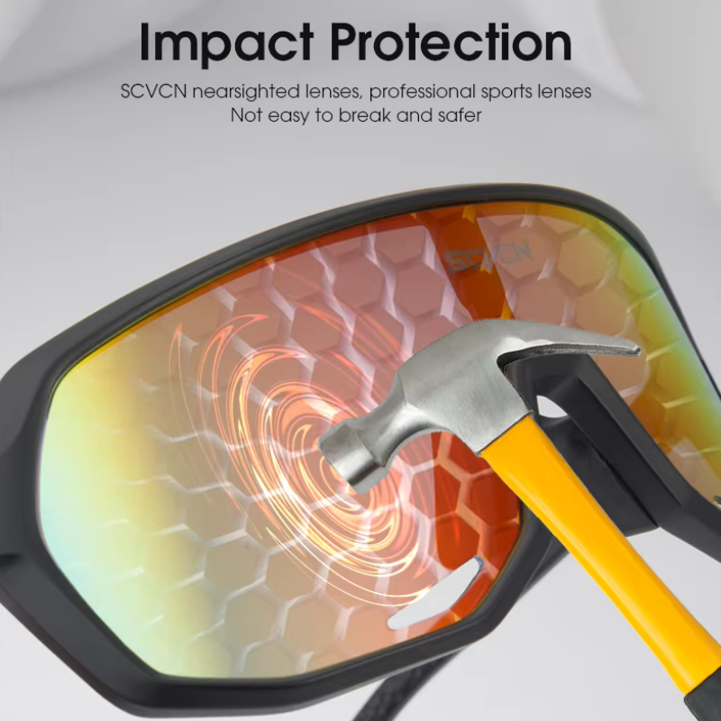 UV400 Sports Sunglasses – Protective Outdoor Eyewear for Hiking, Cycling & Skiing