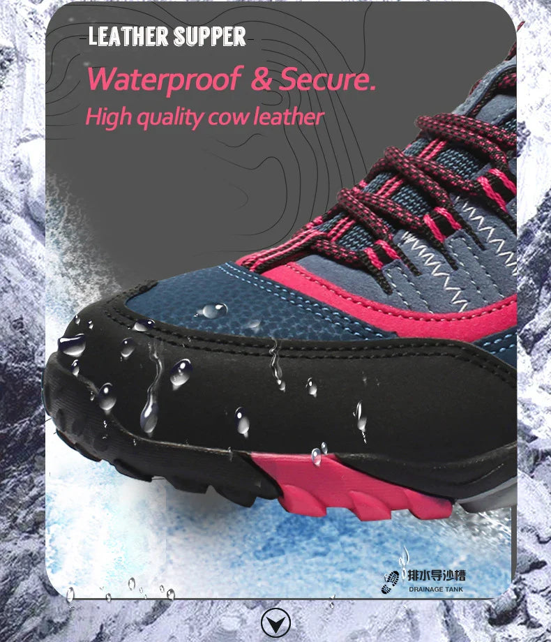 Unisex Waterproof Hiking Shoes for Trekking