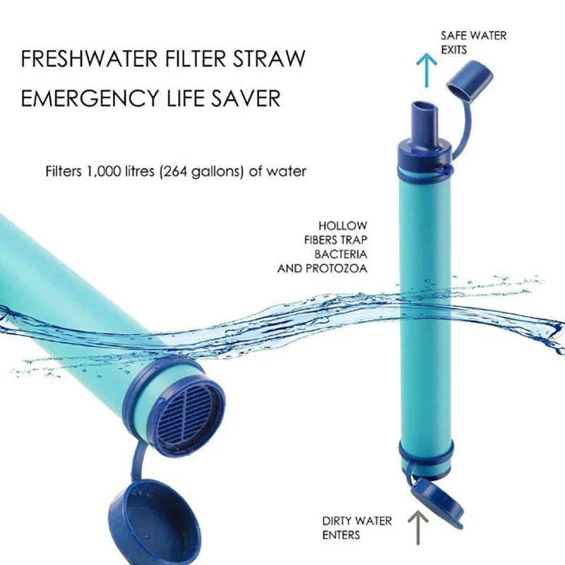 Portable Water Purifier Outdoor Filter for Hiking and Camping