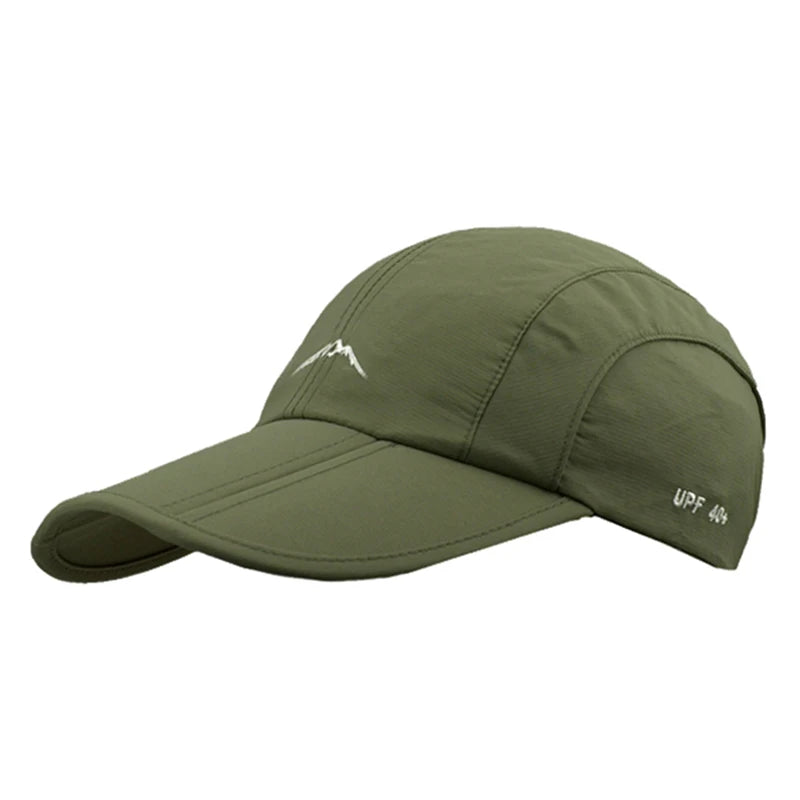 Unisex Waterproof Outdoor Cap – Quick-Dry, Breathable & Foldable Hat for Hiking & Sun Protection