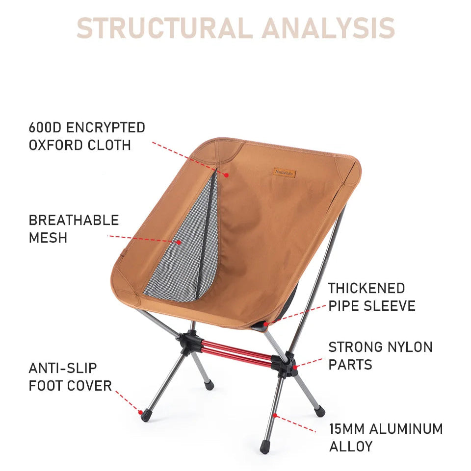Compact and Portable Folding Camping Chair Seat