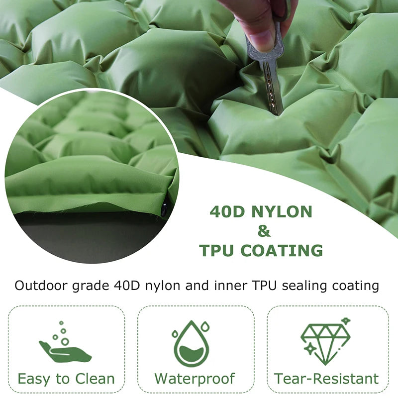 Self-inflating camping mattress "Nirvana" | Camping Ground Sheet