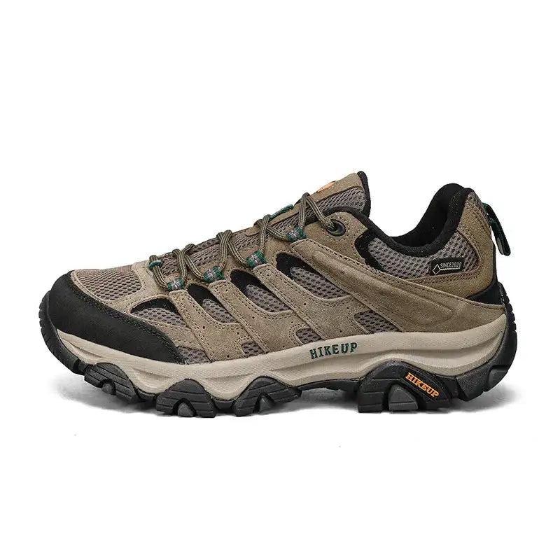 Men's Leather Hiking Sneakers for Adventure - The PeakTrail