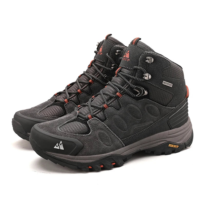 Men’s High-Top Hiking Boots – Waterproof, Non-Slip & All-Terrain