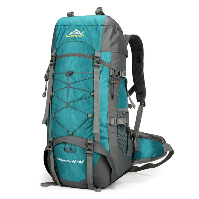 Large Capacity Hiking Backpack with Shoe Pocket for Travel