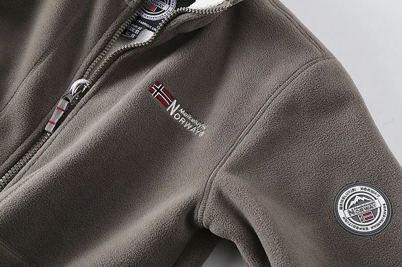 Men’s Thickened Wool Winter Jacket Casual Coat