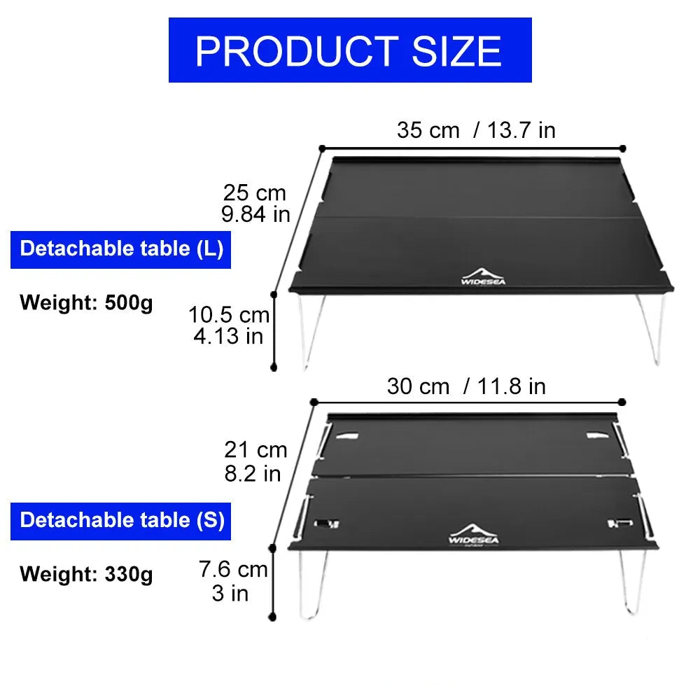 Ultralight Folding Camping Table Portable Desk