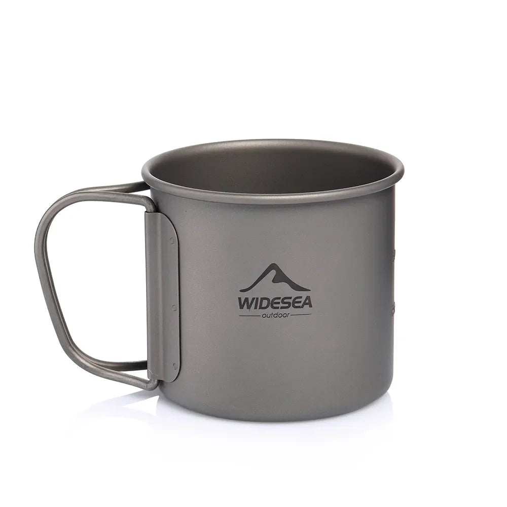 Widesea Titanium Mug Ultralight for Camping and Travel