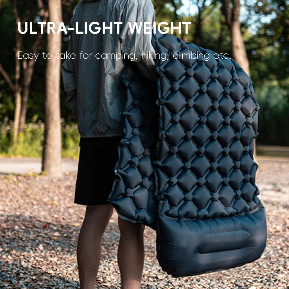Self-Inflating Camping Sleeping Pad with Pillow