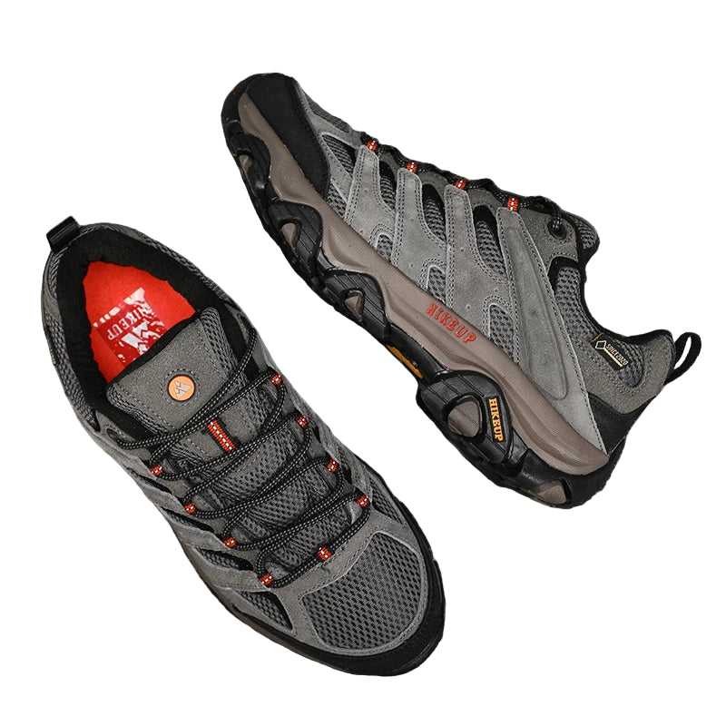 Men's Leather Hiking Sneakers for Trekking and Climbing