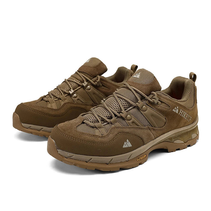 Men’s Leather Hiking Shoes – Durable Outdoor Sneakers for Trekking & Hunting