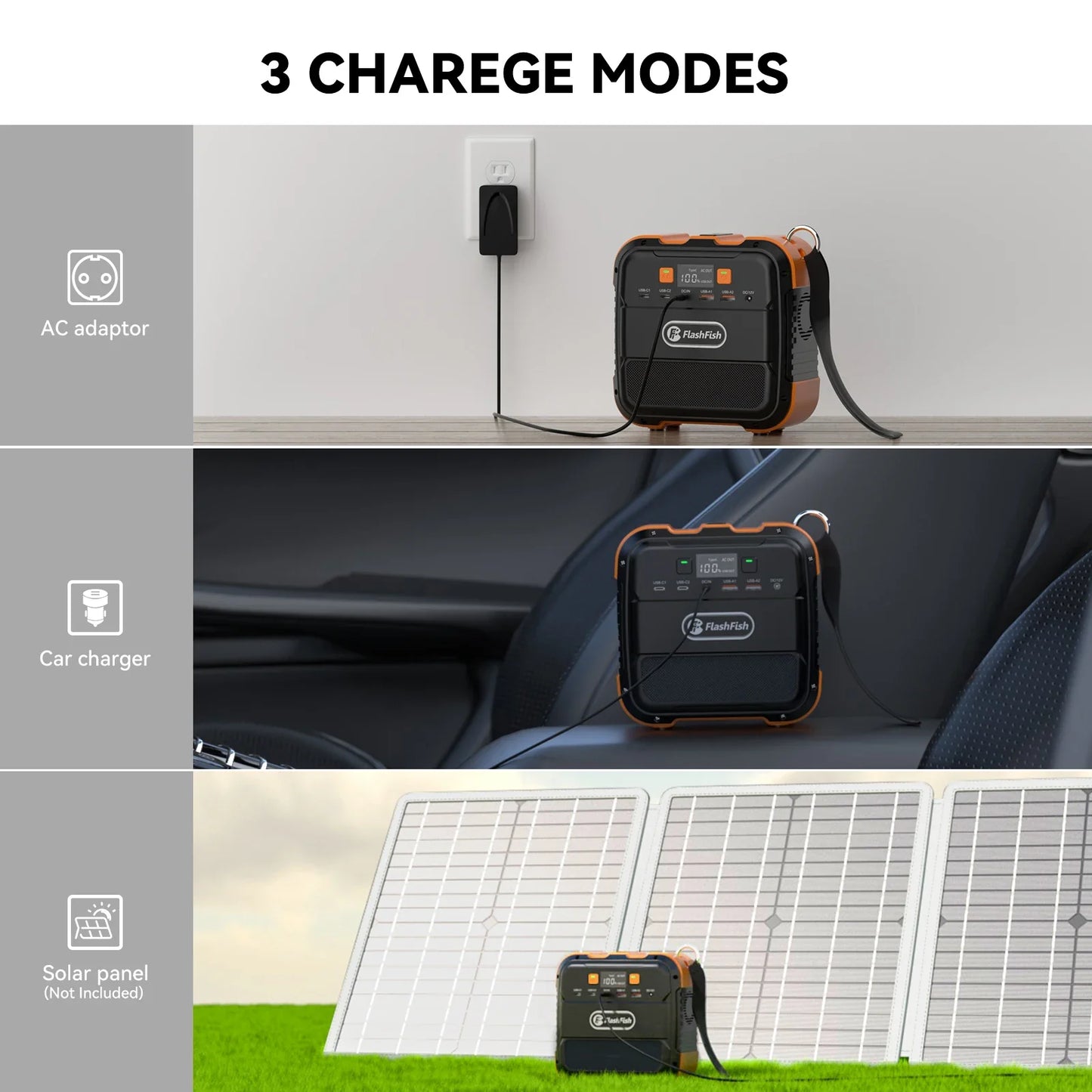 Portable Power Station 230V 120W 98Wh Rechargeable with USB-C