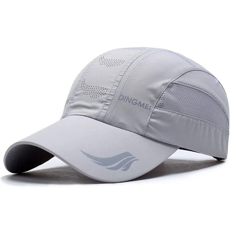 Unisex Quick Dry Mesh Baseball Cap Snapback Solid