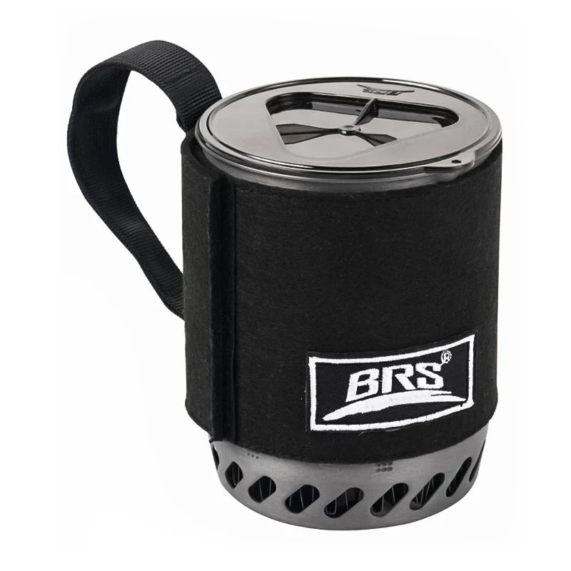 Ultralight Camping Stove System with Heat Exchanger and Pot