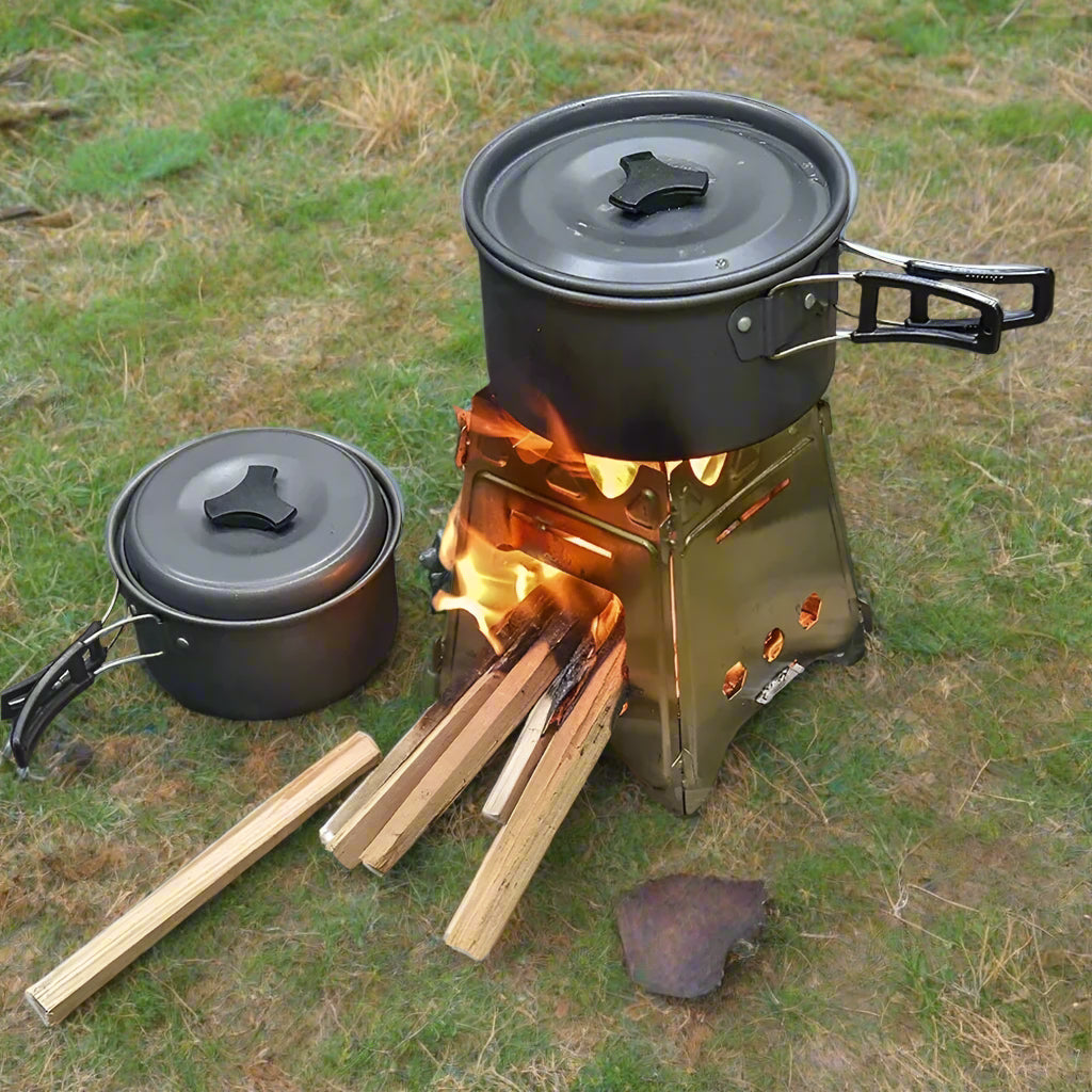 Portable Stainless Steel Wood Burning Camping Stove