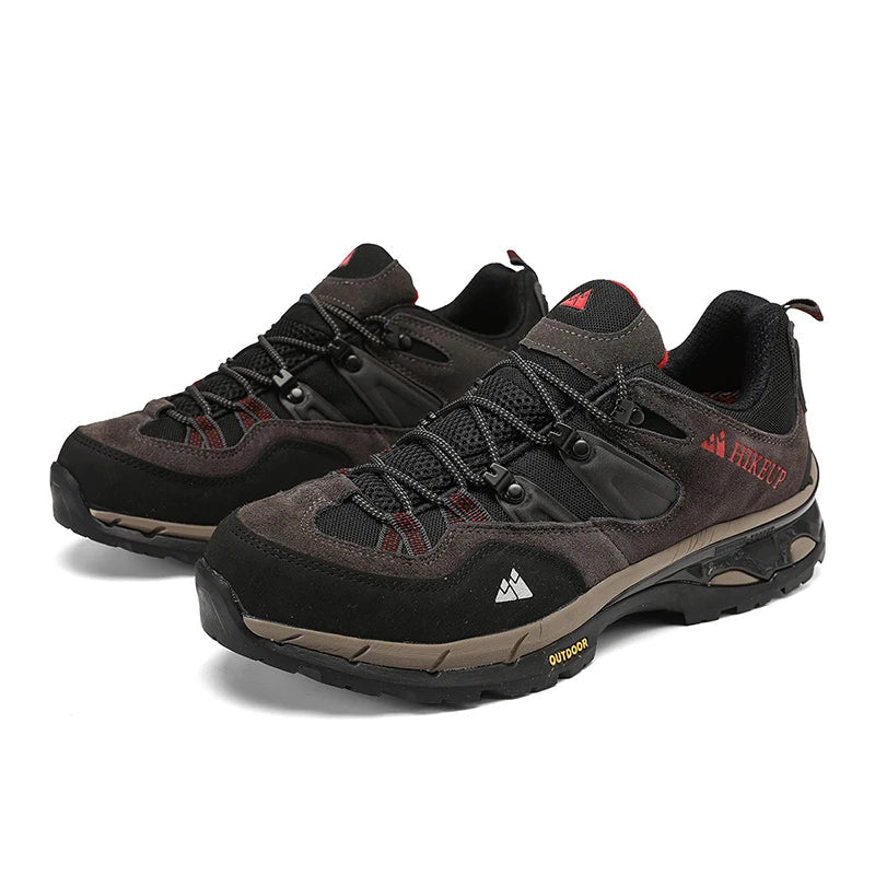 Men’s Leather Hiking Shoes – Durable Outdoor Sneakers for Trekking & Hunting