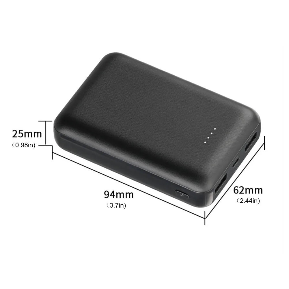 USB Power Bank – 20,000 mAh for Heated Clothing & Outdoor Use