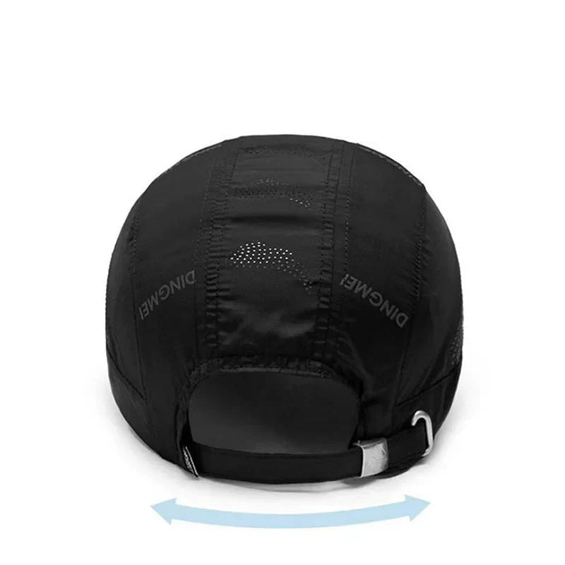Unisex Quick Dry Mesh Baseball Cap Snapback Solid