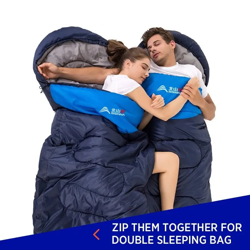 Ultralight Waterproof Winter Envelope Sleeping Bag for Backpacking