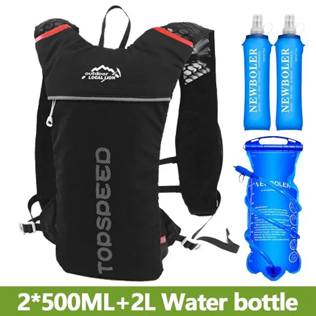 NEWBOLER 5L Running Vest – Ultralight Hydration Pack with 2L Water Bladder