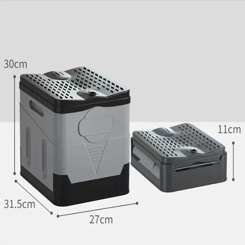 Portable Folding Camping Toilet Anti-Odor Collapsible