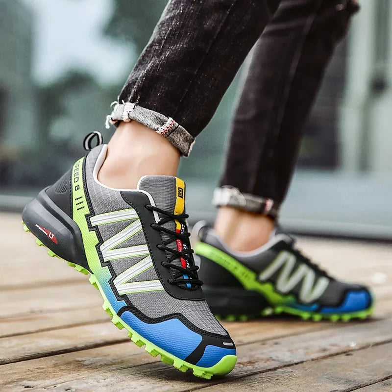 Men's Off Road Hiking Shoes Large Size Rubber Outsole EVA Insole