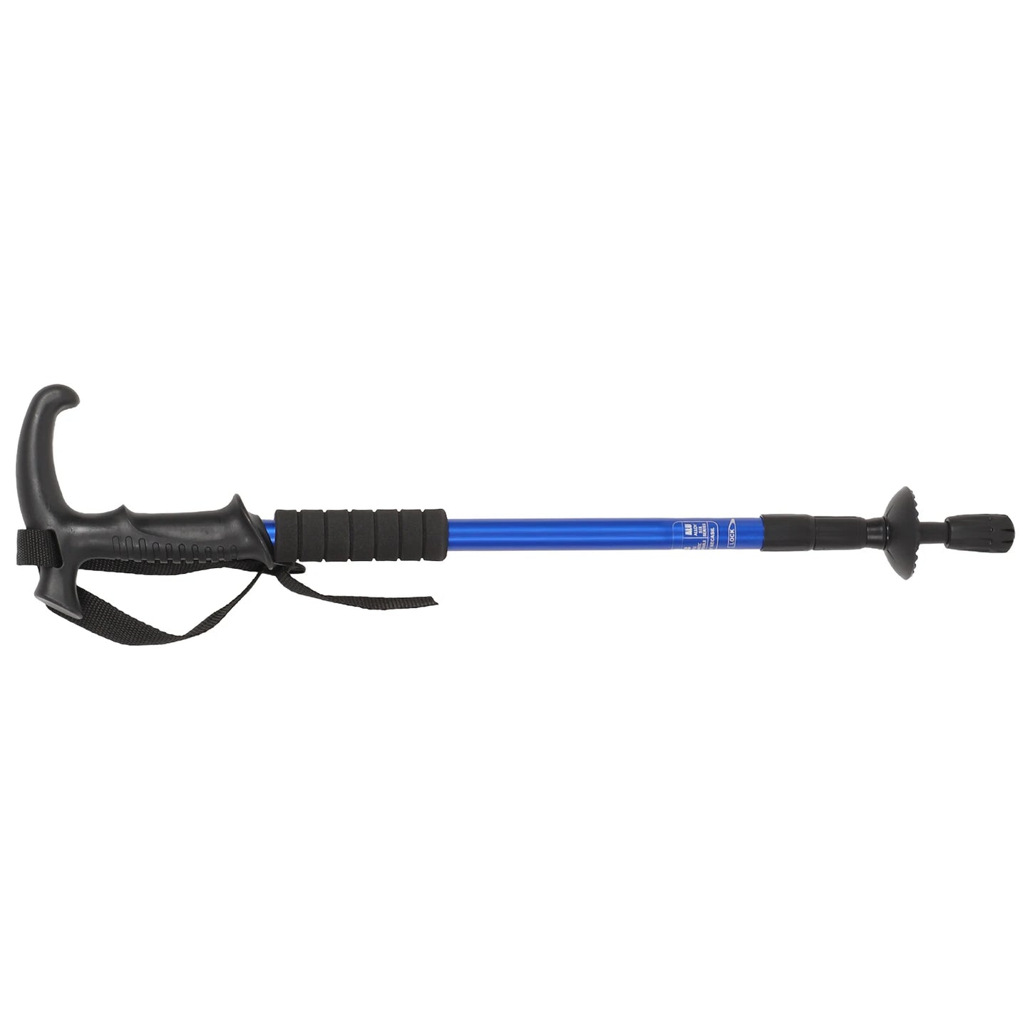 Shock Resistant 3 Section Adjustable Hiking Pole with Non Slip Grip