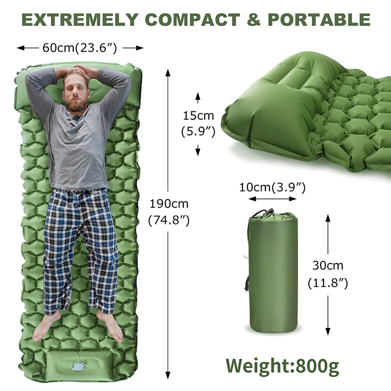 Self-inflating camping mattress "Nirvana" | Camping Ground Sheet
