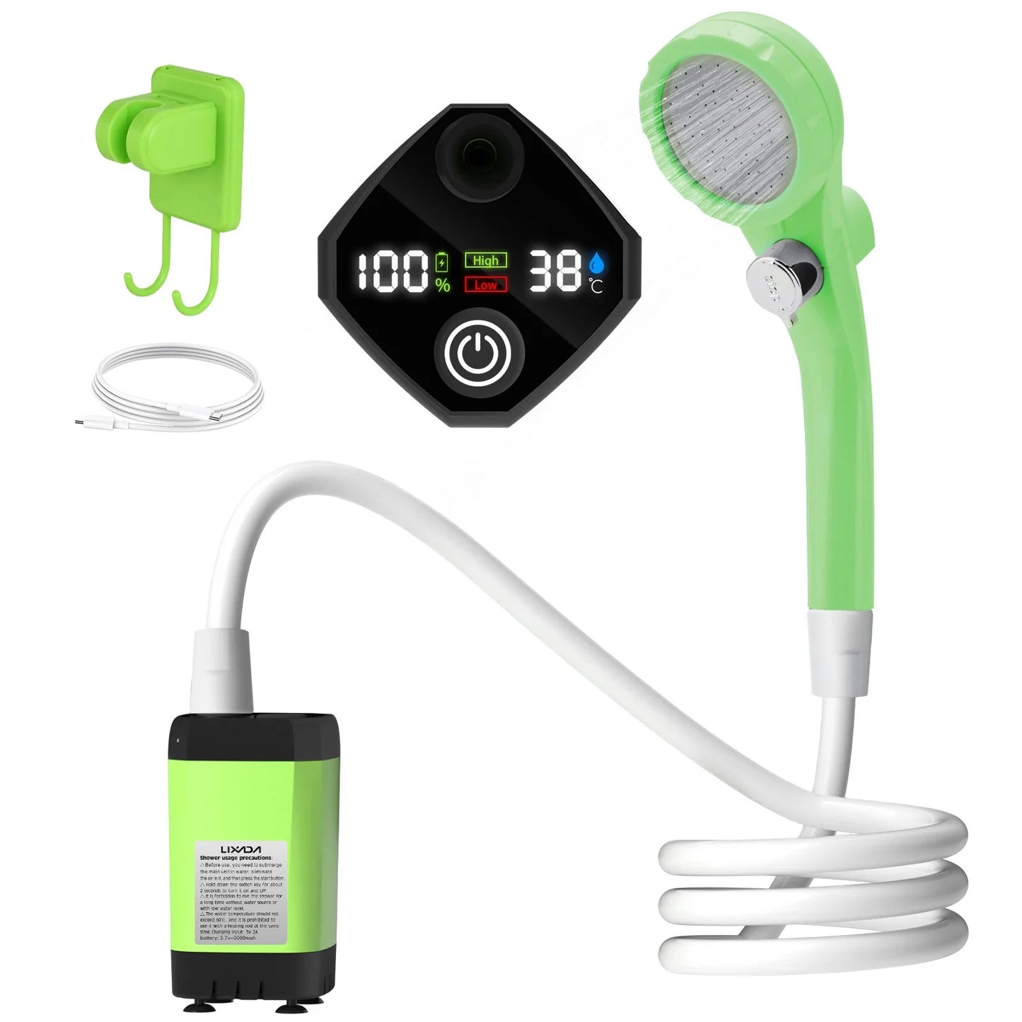 Portable Camping Shower Pump Outdoor Shower Kit