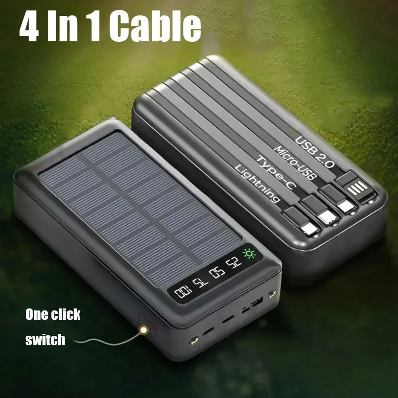 Portable Solar Battery Pack for Camping