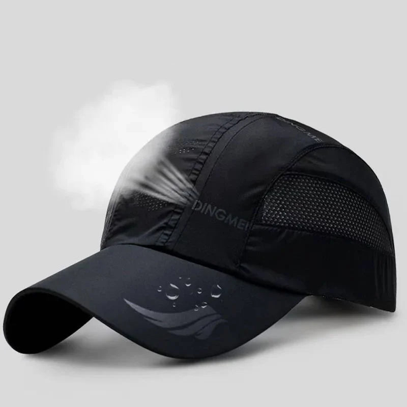 Unisex Quick Dry Mesh Baseball Cap Snapback Solid