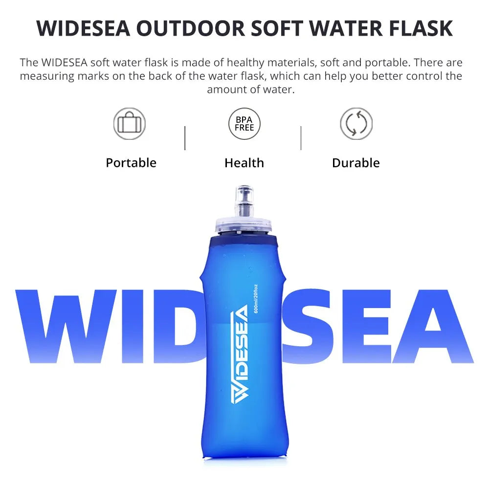 600ml Soft Flask – Foldable, BPA-Free Hydration Bottle