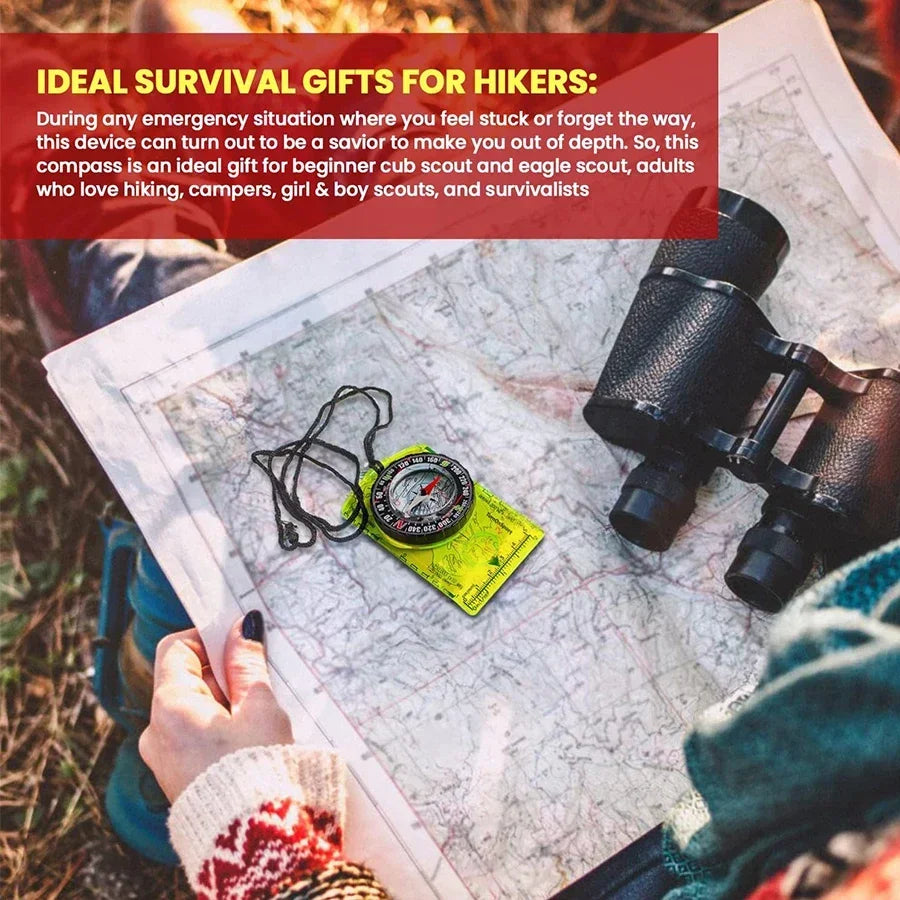 Hiking Backpack Compass – Waterproof & Clip-On