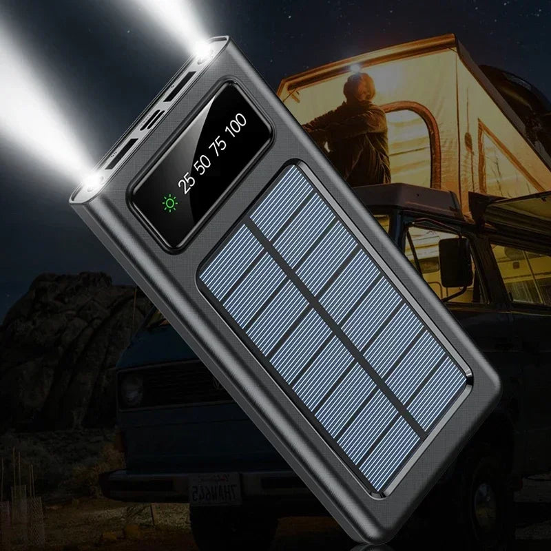 Portable Solar Battery Pack for Camping
