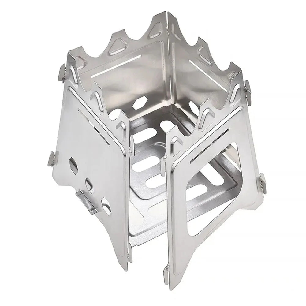 Portable Stainless Steel Wood Burning Camping Stove