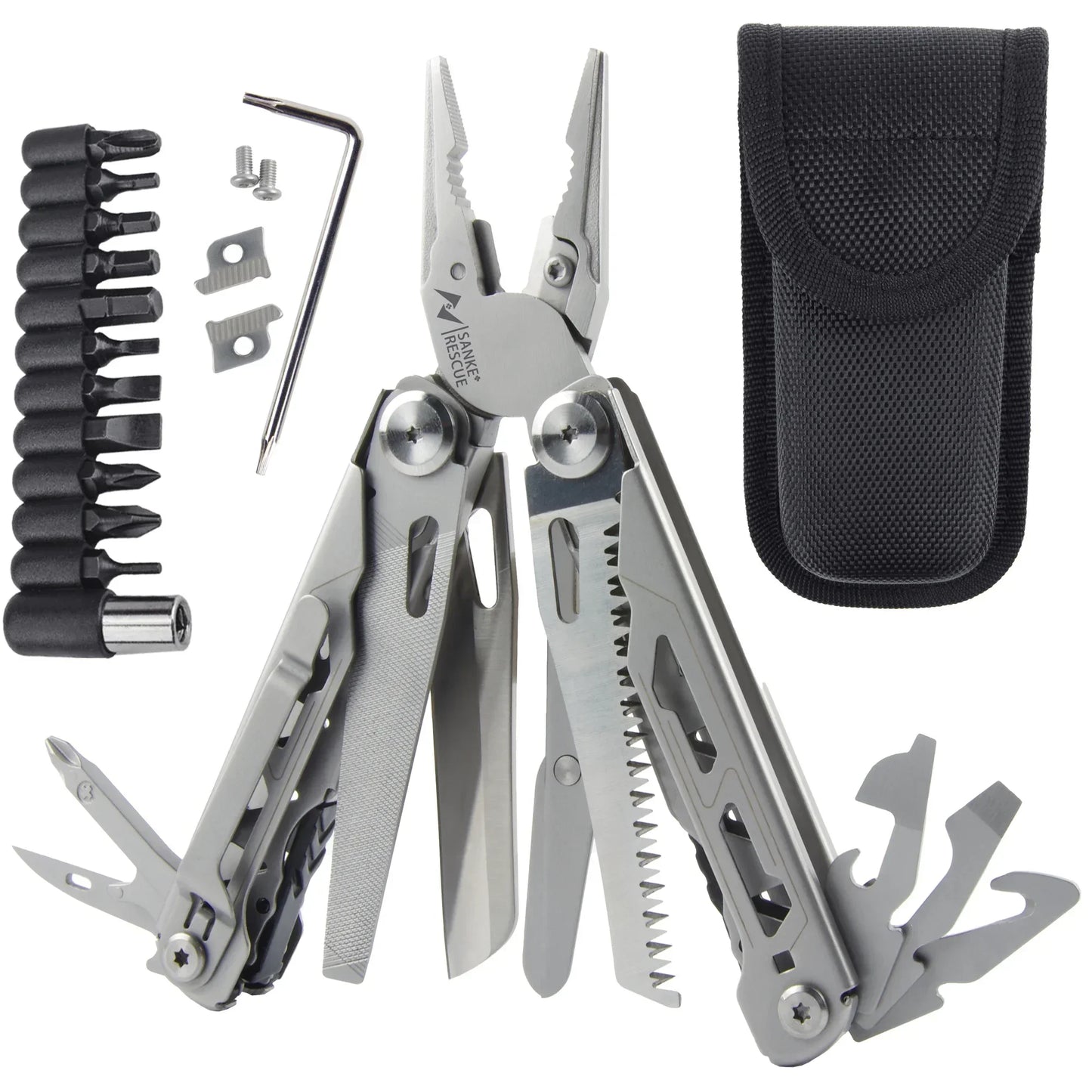 Multitool Hand Tool Set – Pliers & Screwdriver Kit