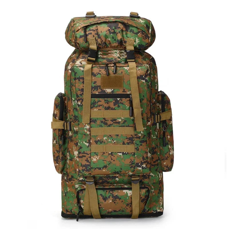 100 L Mountaineering Backpack Tactical Large Capacity for Hiking