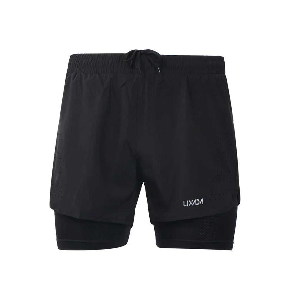 Men’s 2‑in‑1 Quick-Dry Hiking Shorts