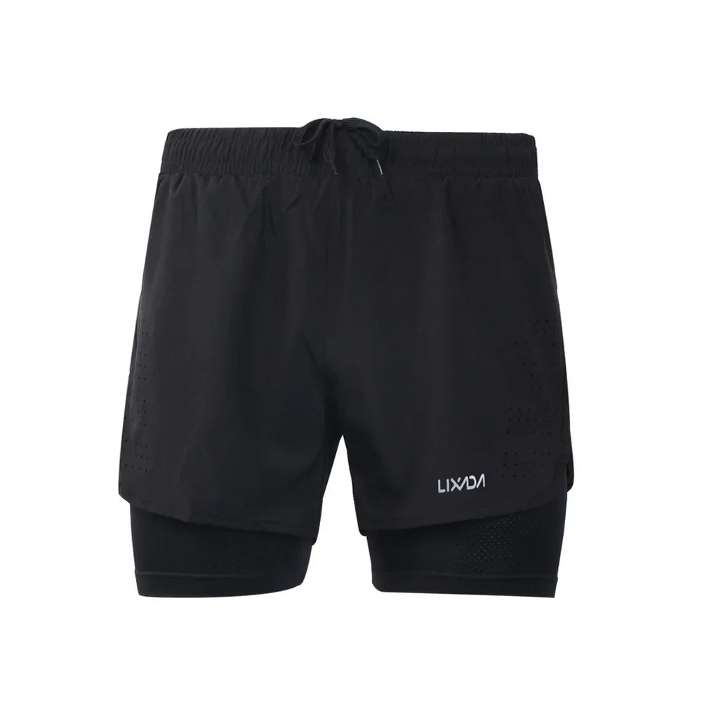 Men’s Quick Dry 2 in 1 Hiking Shorts with Longer Liner