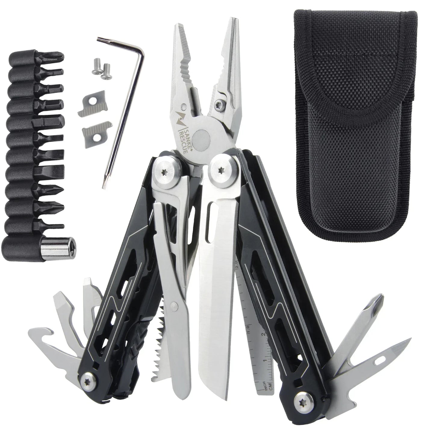 Multitool Hand Tool Set – Pliers & Screwdriver Kit