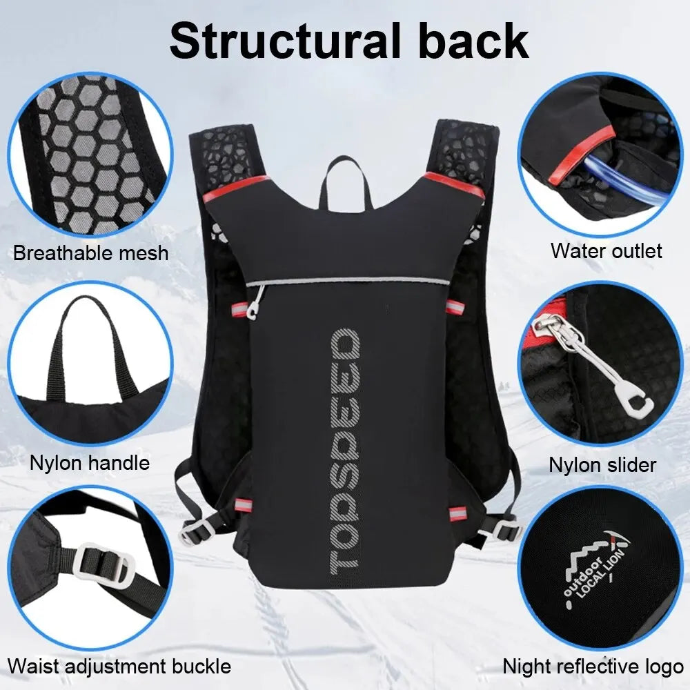NEWBOLER 5L Running Vest – Ultralight Hydration Pack with 2L Water Bladder