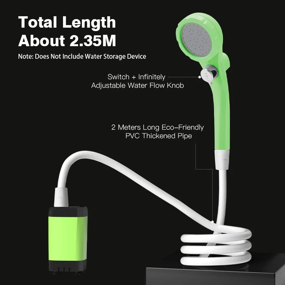 Portable Camping Shower Pump Outdoor Shower Kit