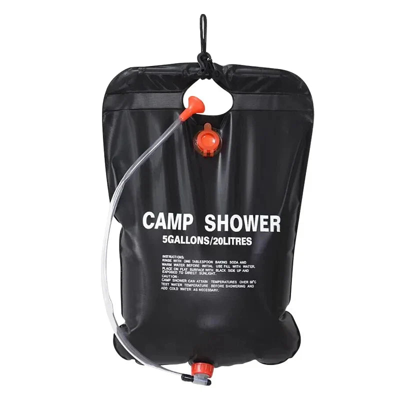 20 to 40 L Foldable Solar Camping Shower Bag