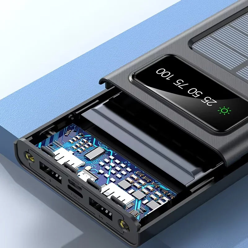 Portable Solar Battery Pack for Camping